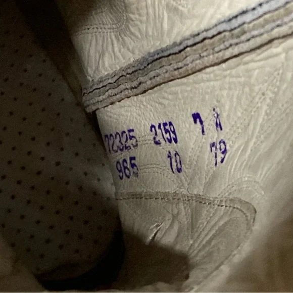 Ralph Lauren Lucchese Red Black leather Cowboy Western Boots vintage inlay 7 - Picture 11 of 16